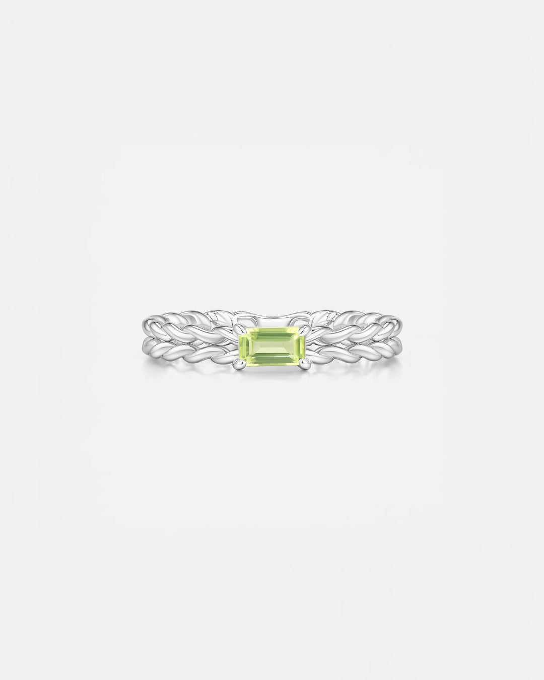 KNIT Peridot Ring