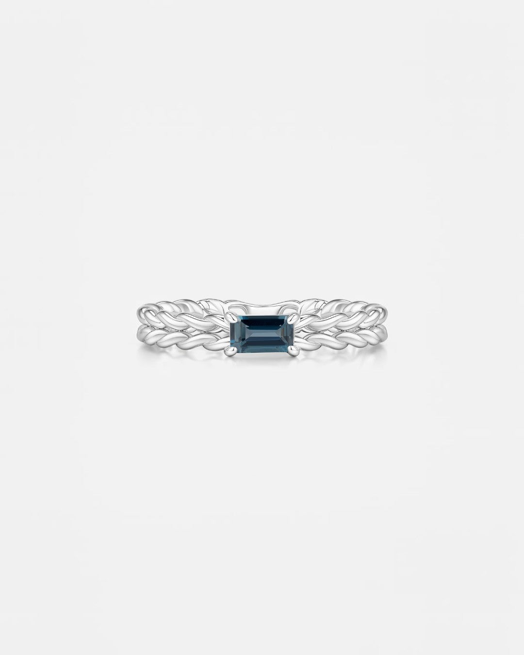 KNIT London Blue Topaz Ring