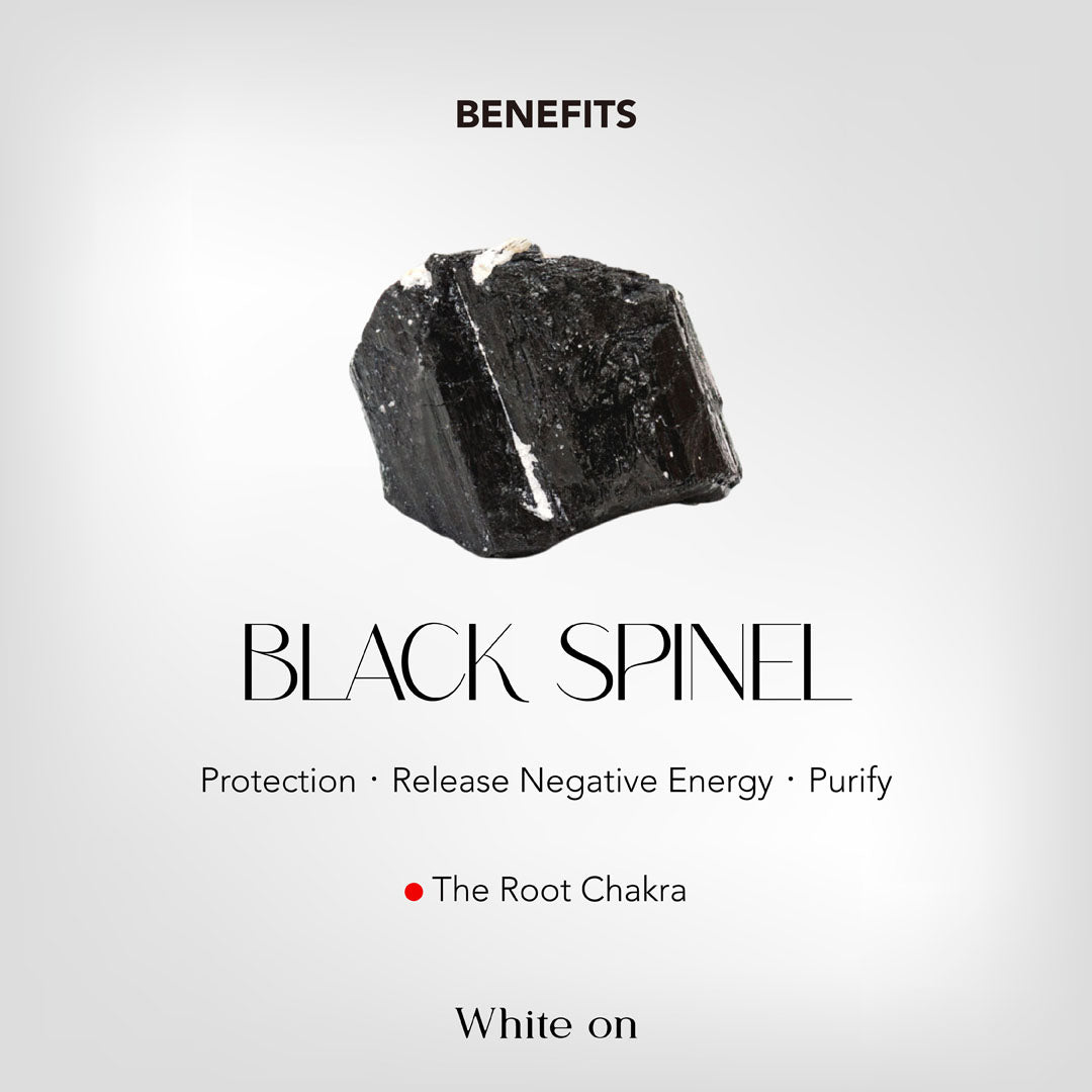 黑尖石925銀開口戒指