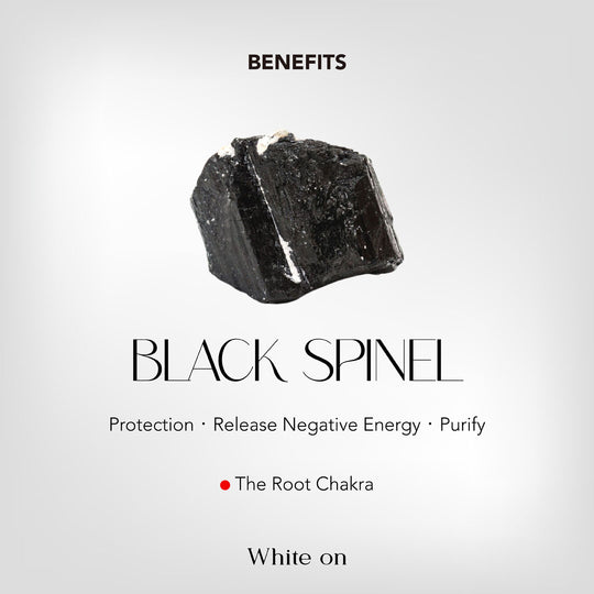 黑尖石925銀開口戒指