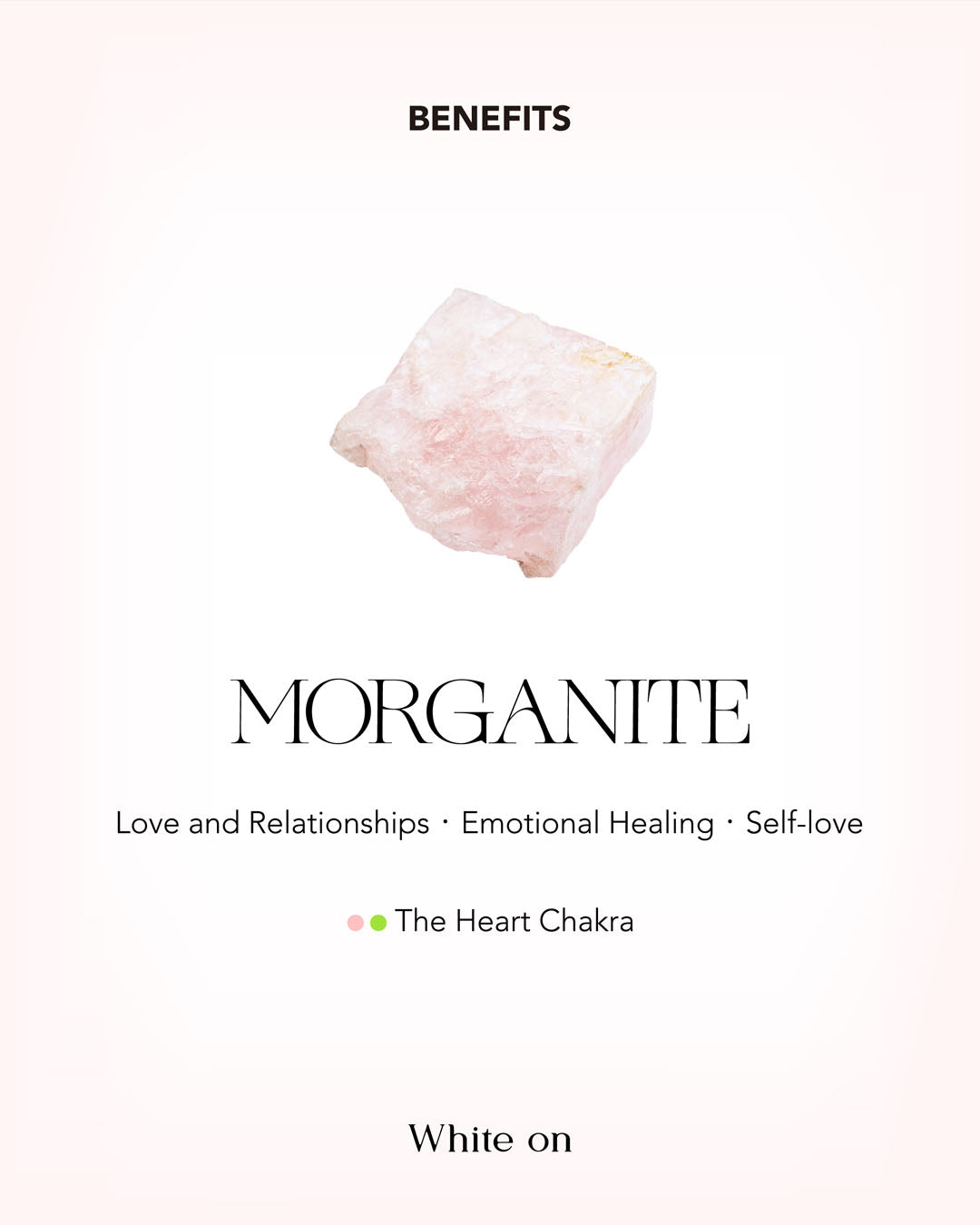 Graduated Morganite Necklace