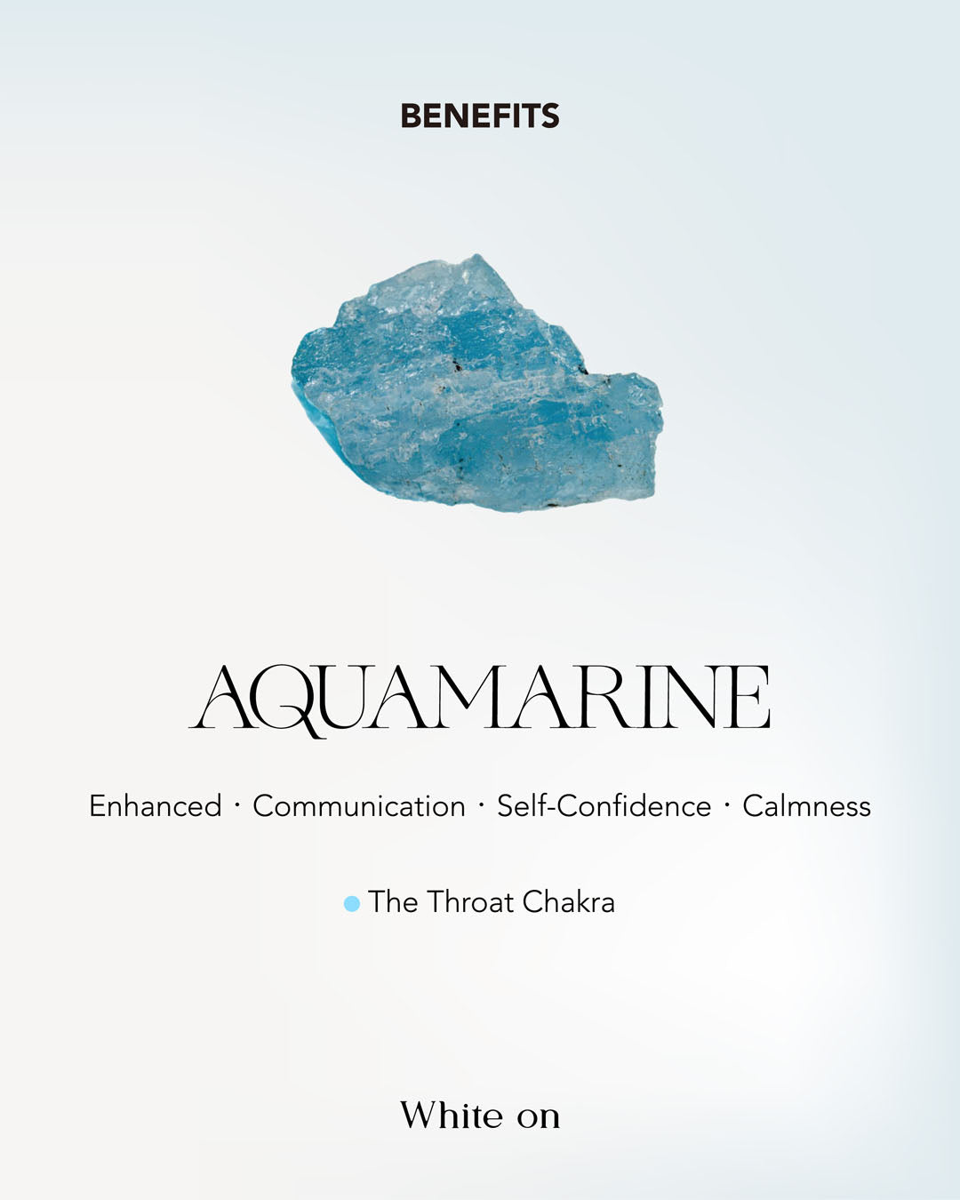 Graduated Aquamarine Necklace