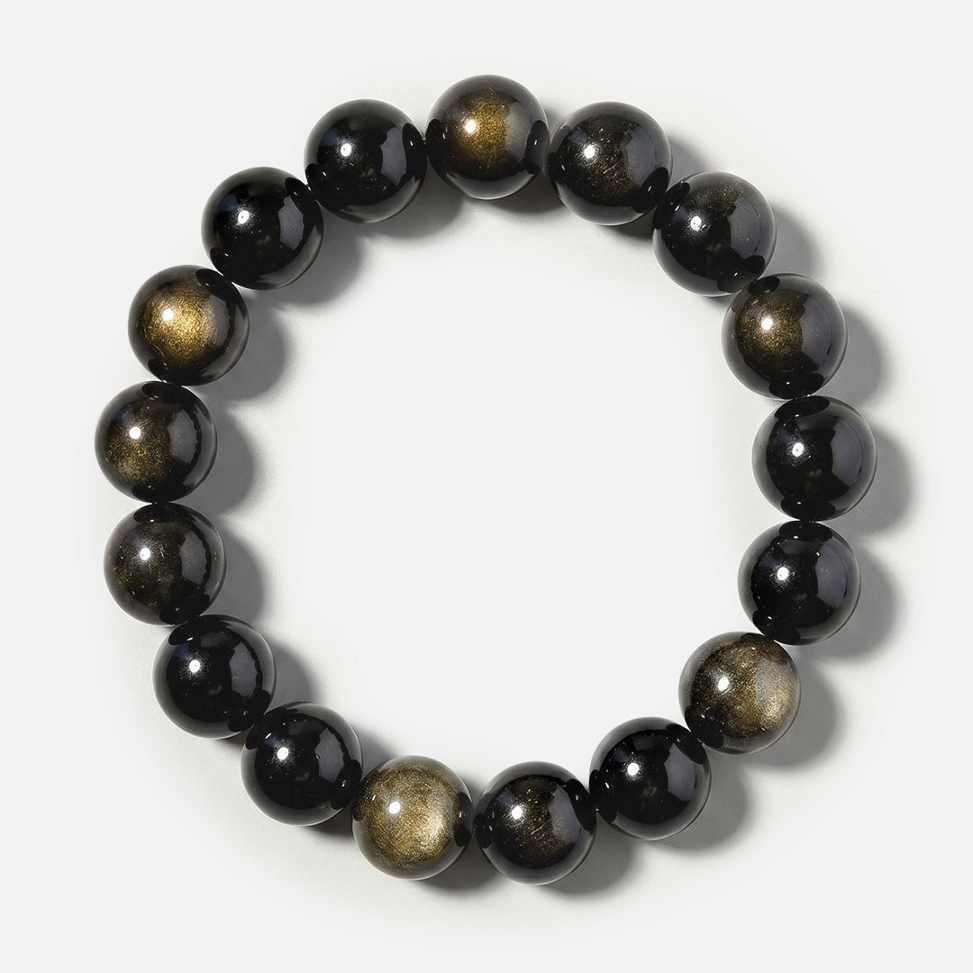 金沙黑曜石手鏈