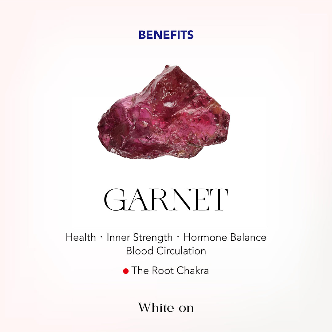 Wavy Heart 愛心鎂鋁石榴石925銀耳環圈