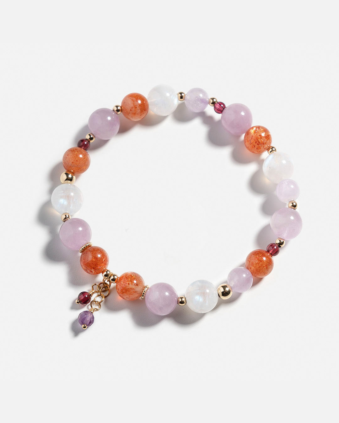 Kunzite, Moonstone& Sunstone Bracelet