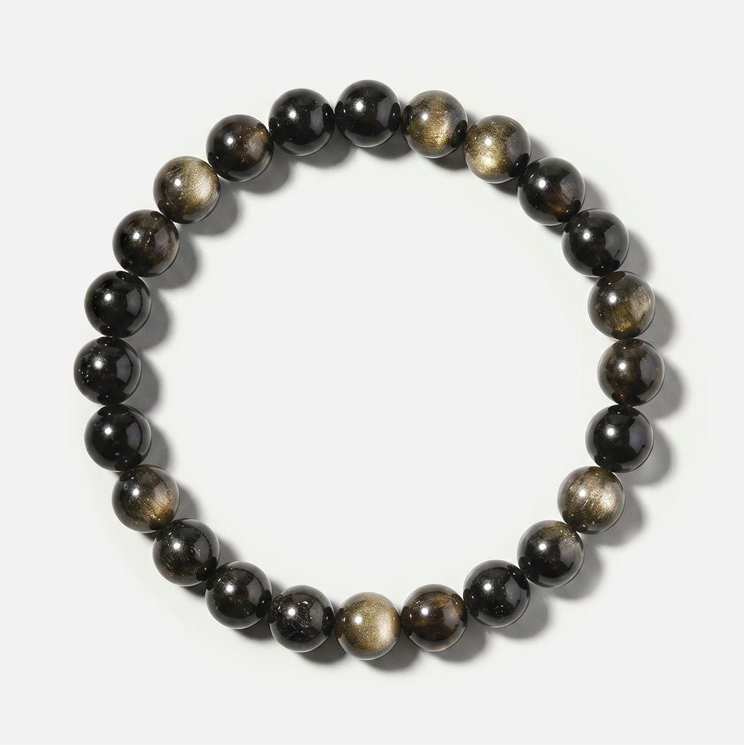 金沙黑曜石手鏈