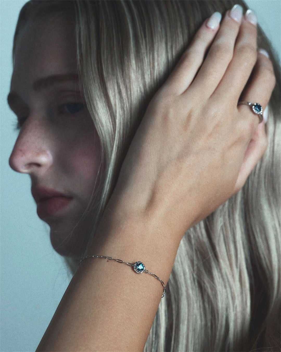 BUBBLE Blue Topaz Bracelet