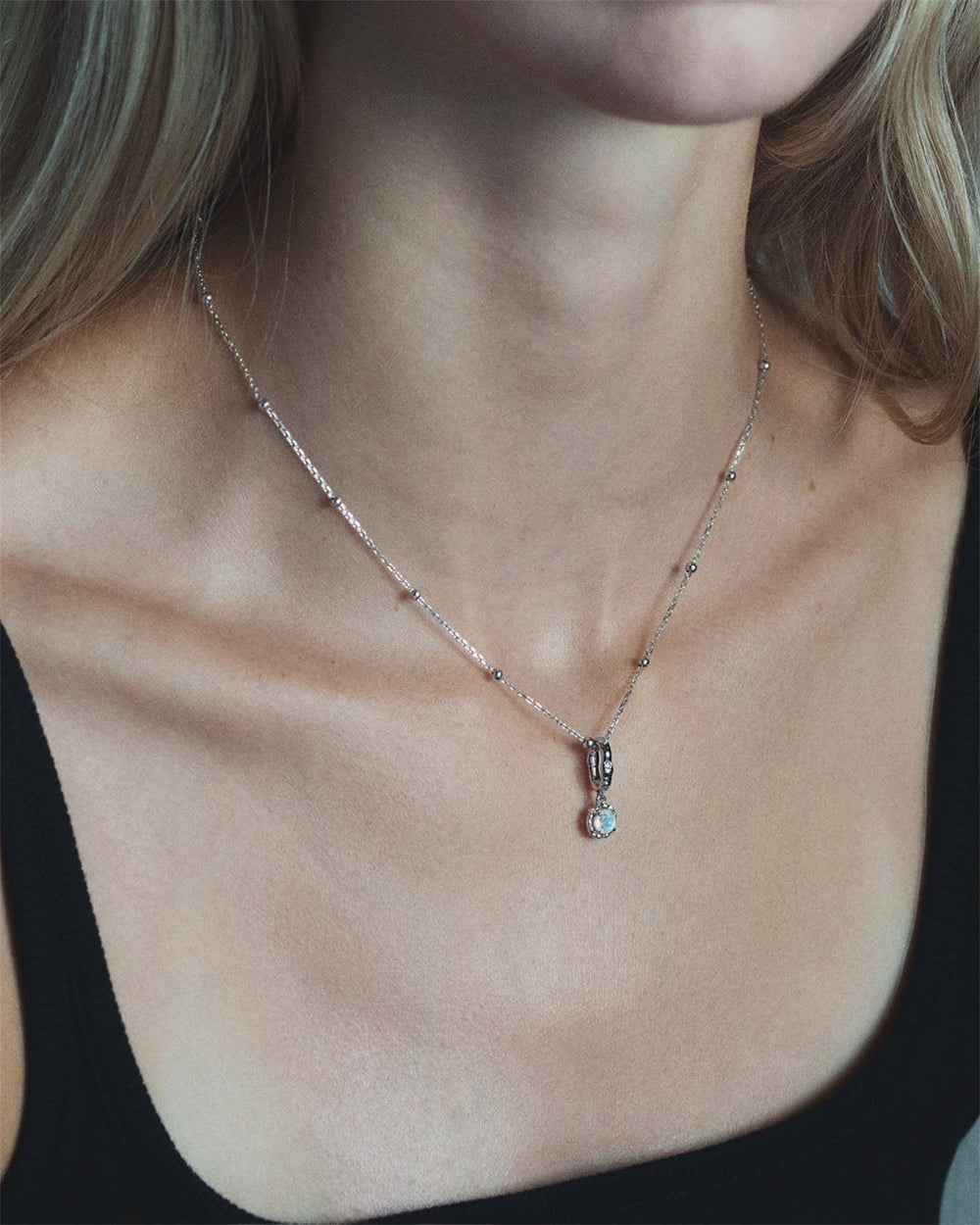 BUBBLE Moonstone Pendant