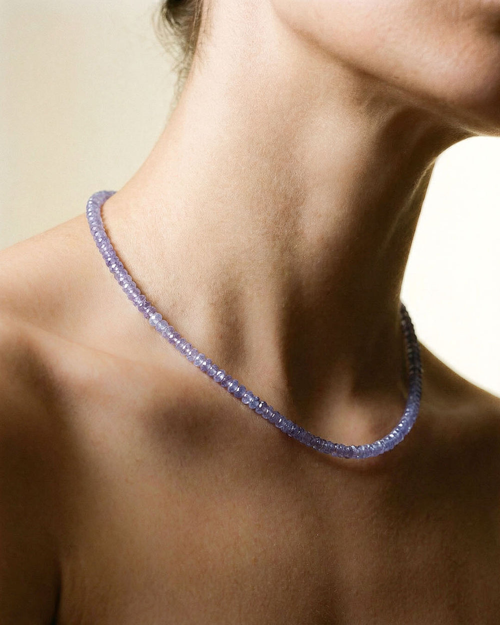 坦桑石14K包金頸鏈