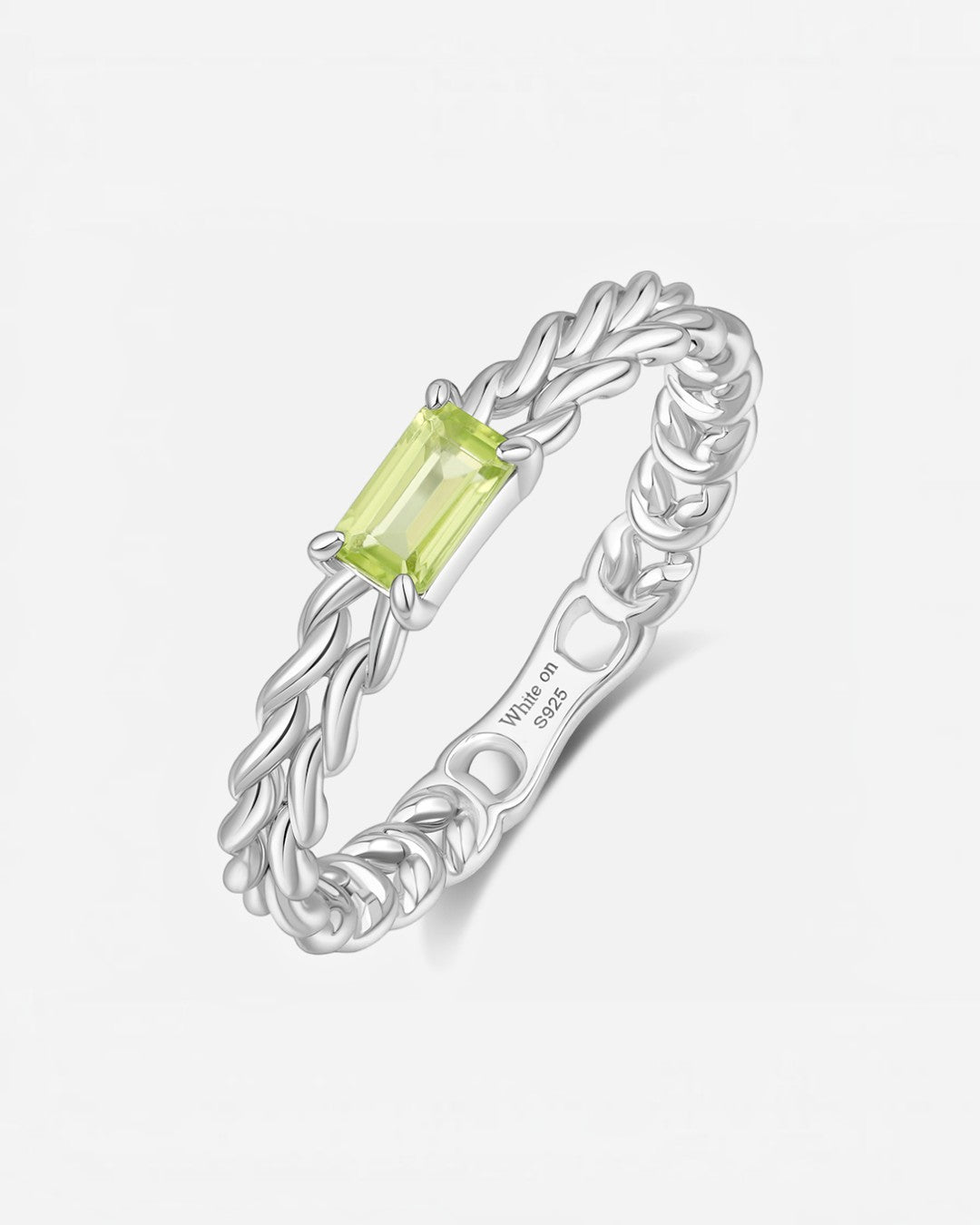 KNIT Peridot Ring