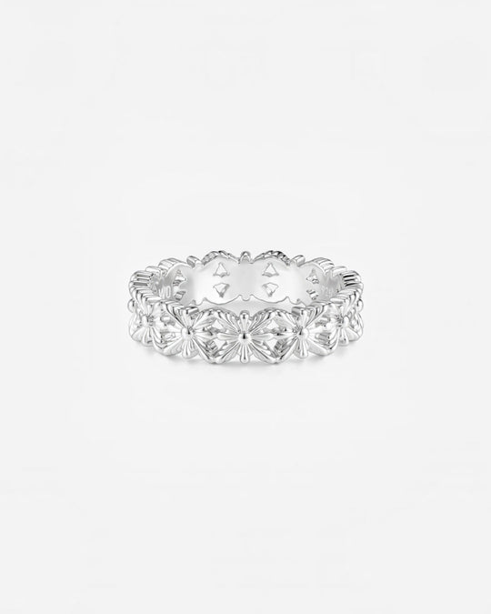BLOOM Iris Wide Band Ring