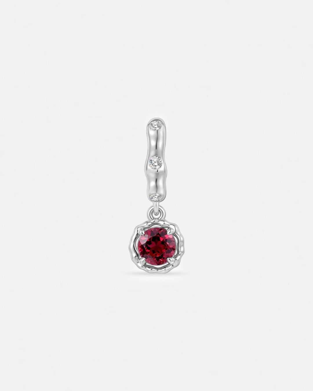 BUBBLE Garnet Pendant