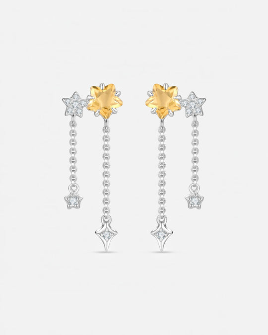 THE STAR Citrine Earrings