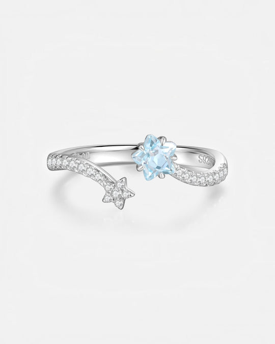 THE STAR Blue Topaz Ring