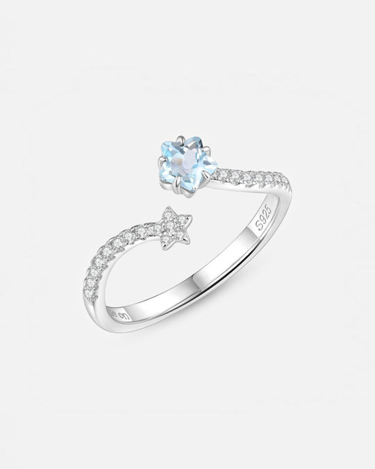 THE STAR Blue Topaz Ring