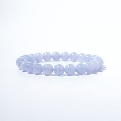 Blue veined agate bracelet