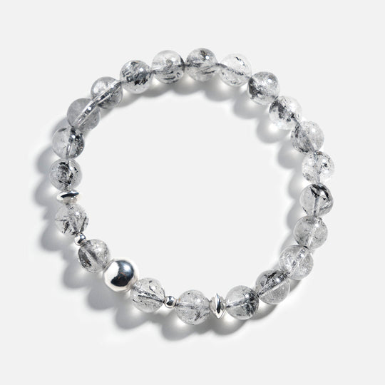 閃靈鑽925銀水晶手鏈