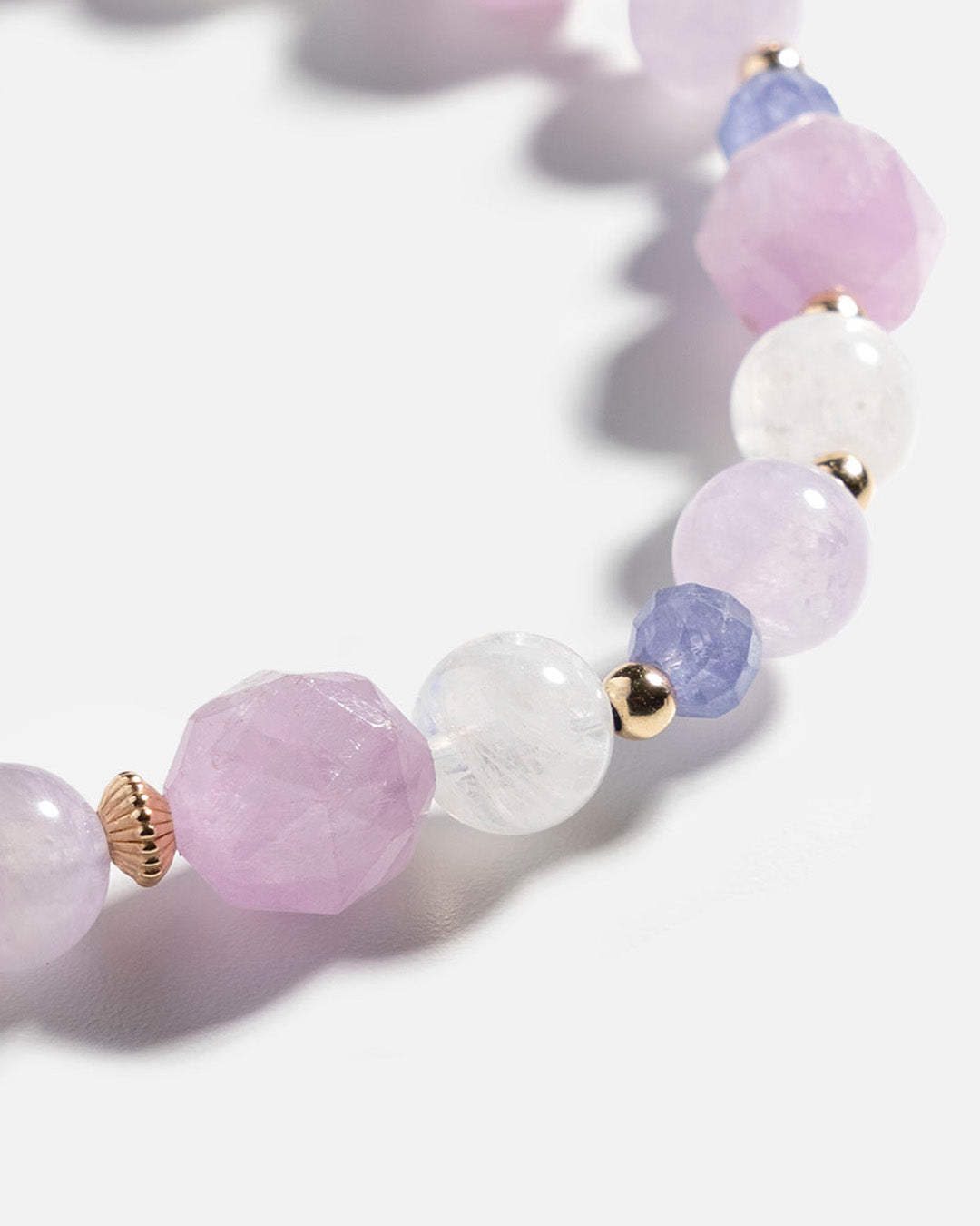 Kunzite, Amethyst & Moonstone Bracelet