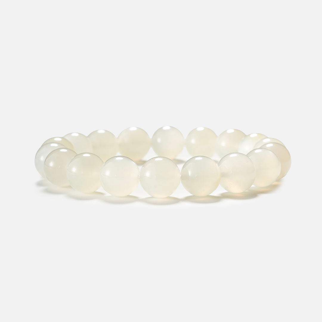 White Moonstone Crystal Bracelet 