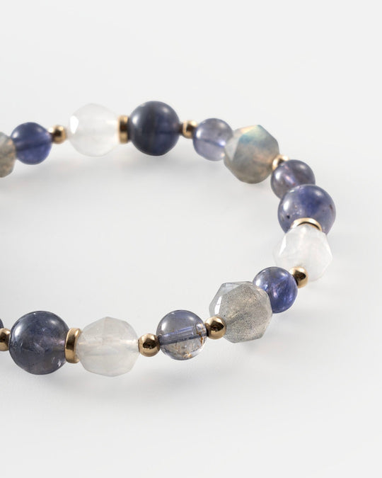 Iolite & Moonstone Bracelet