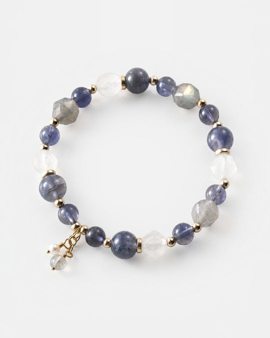 Iolite & Moonstone Bracelet