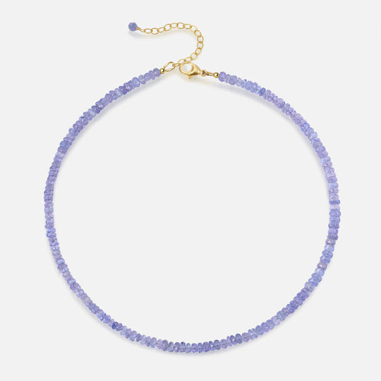 坦桑石14K包金頸鏈