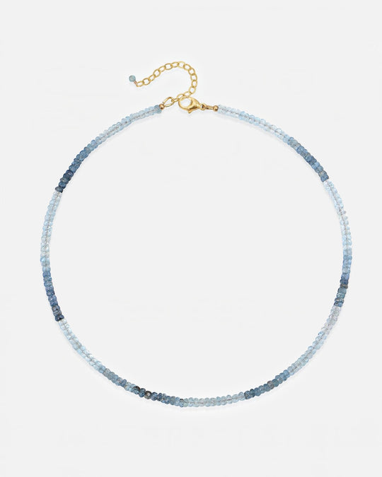 Graduated Aquamarine Necklace