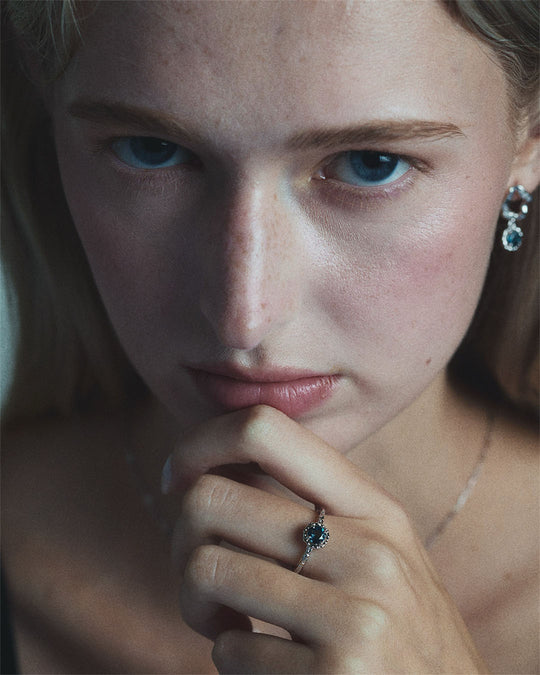 BUBBLE London Blue Topaz Ring