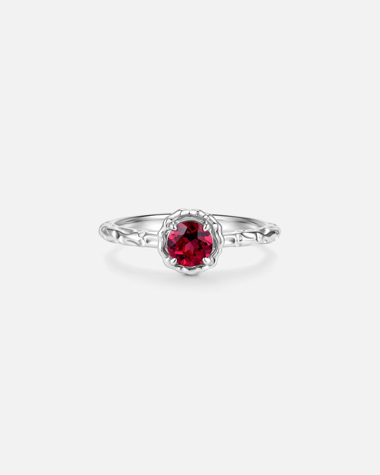 BUBBLE Garnet Ring