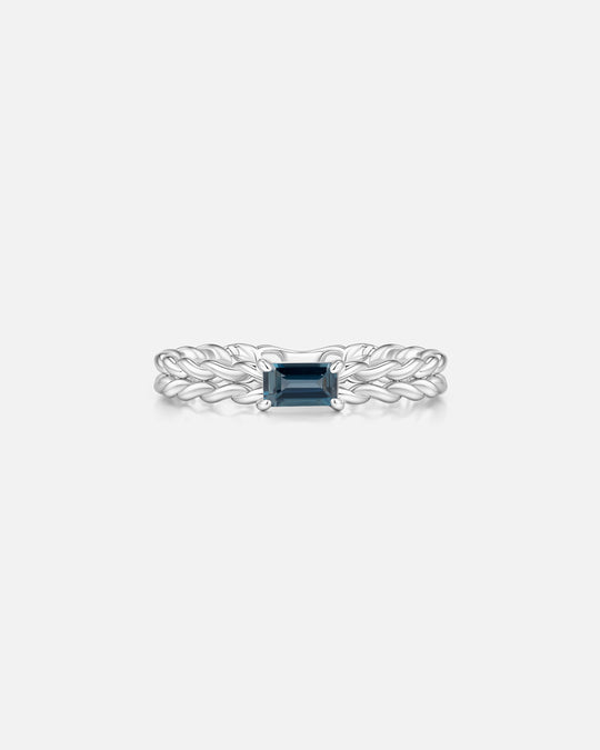 KNIT London Blue Topaz Ring
