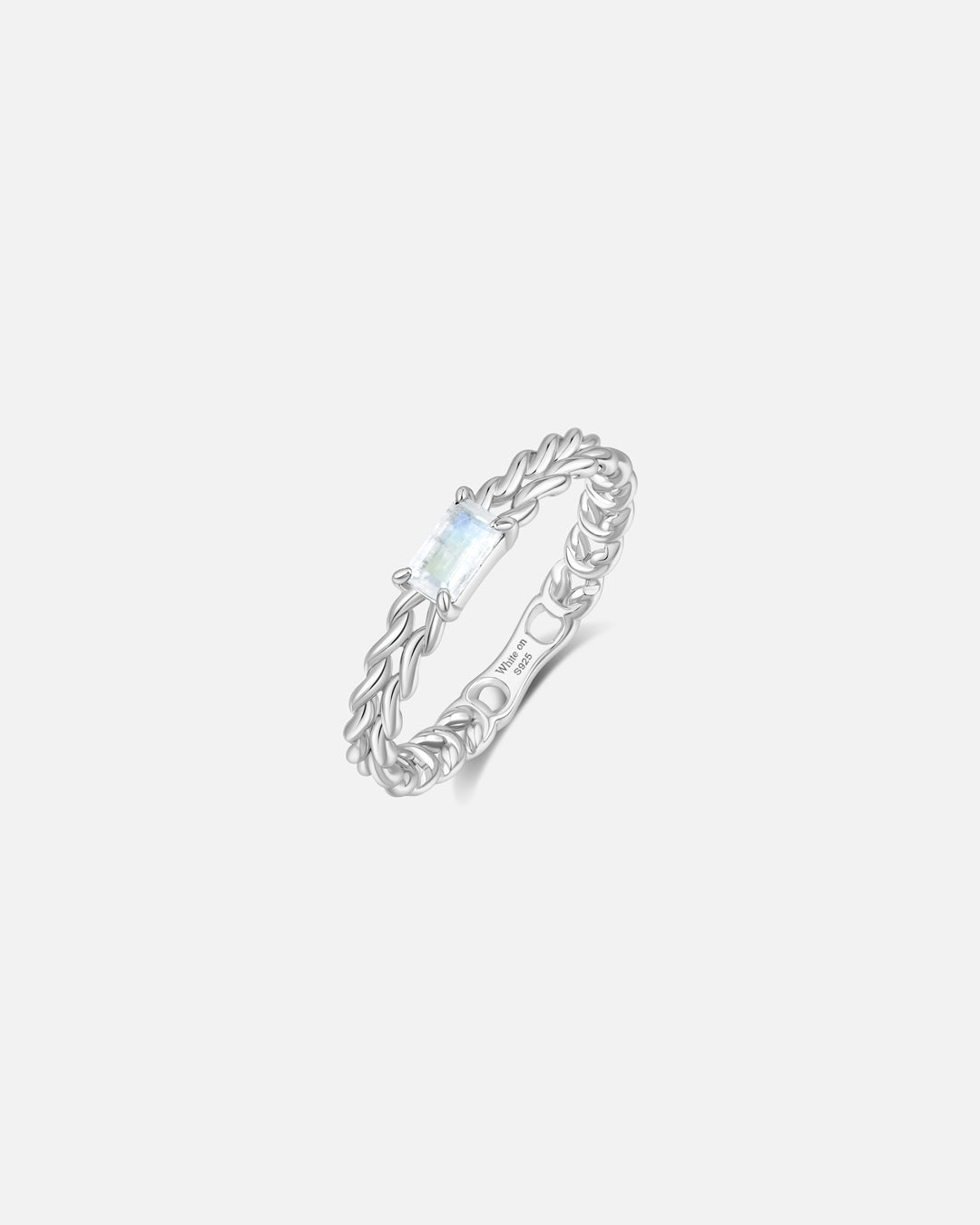 KNIT Moonstone Ring