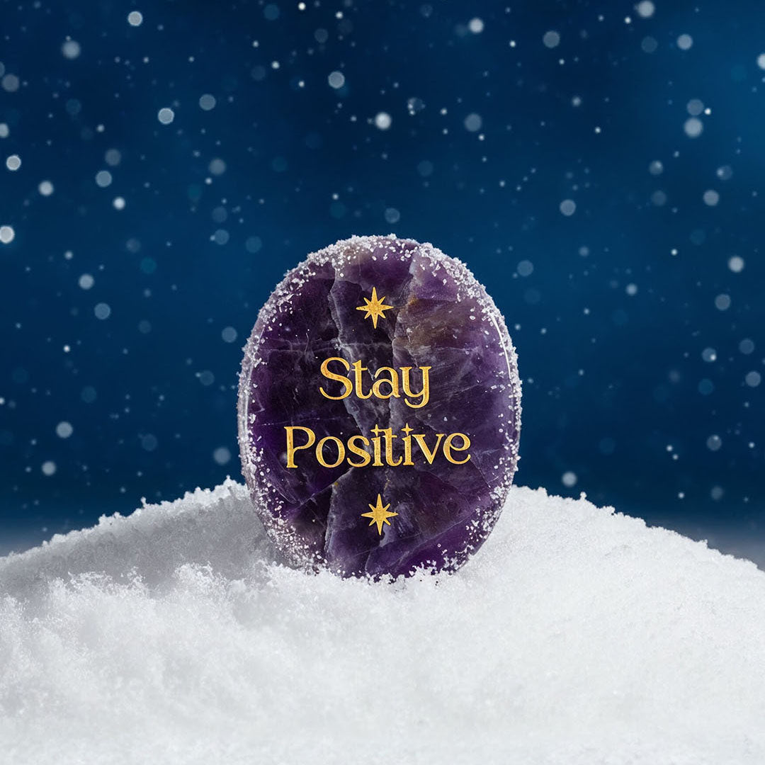 贈品 | White on 肯定語能量石套裝