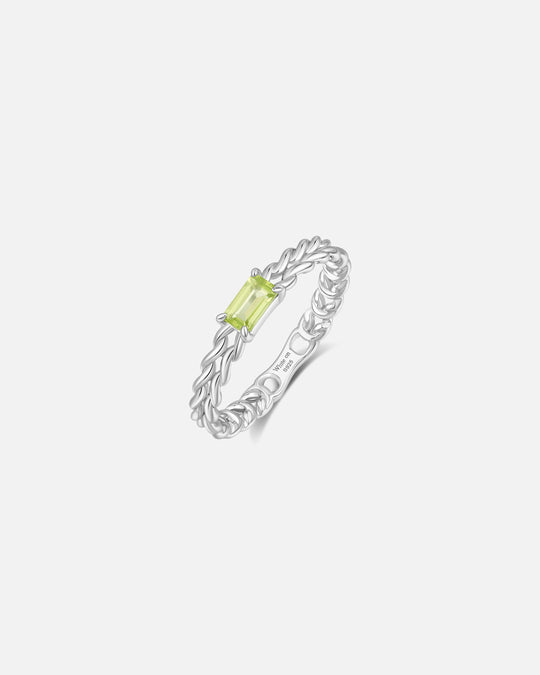 KNIT Peridot Ring