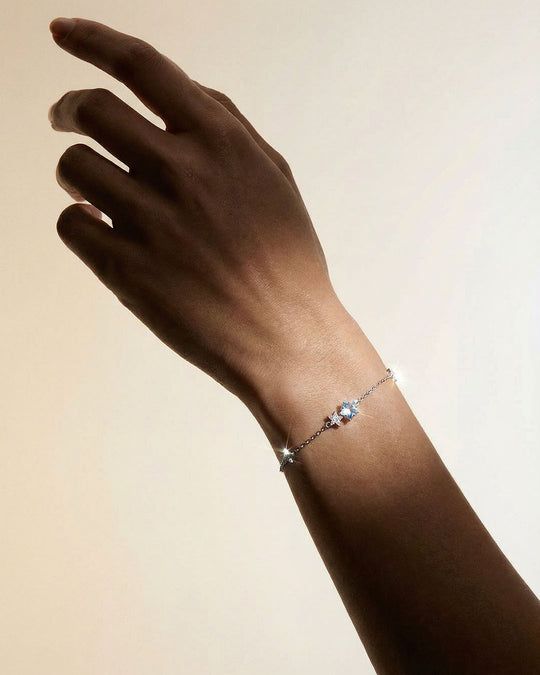 THE STAR 星星藍托帕石925銀手鏈