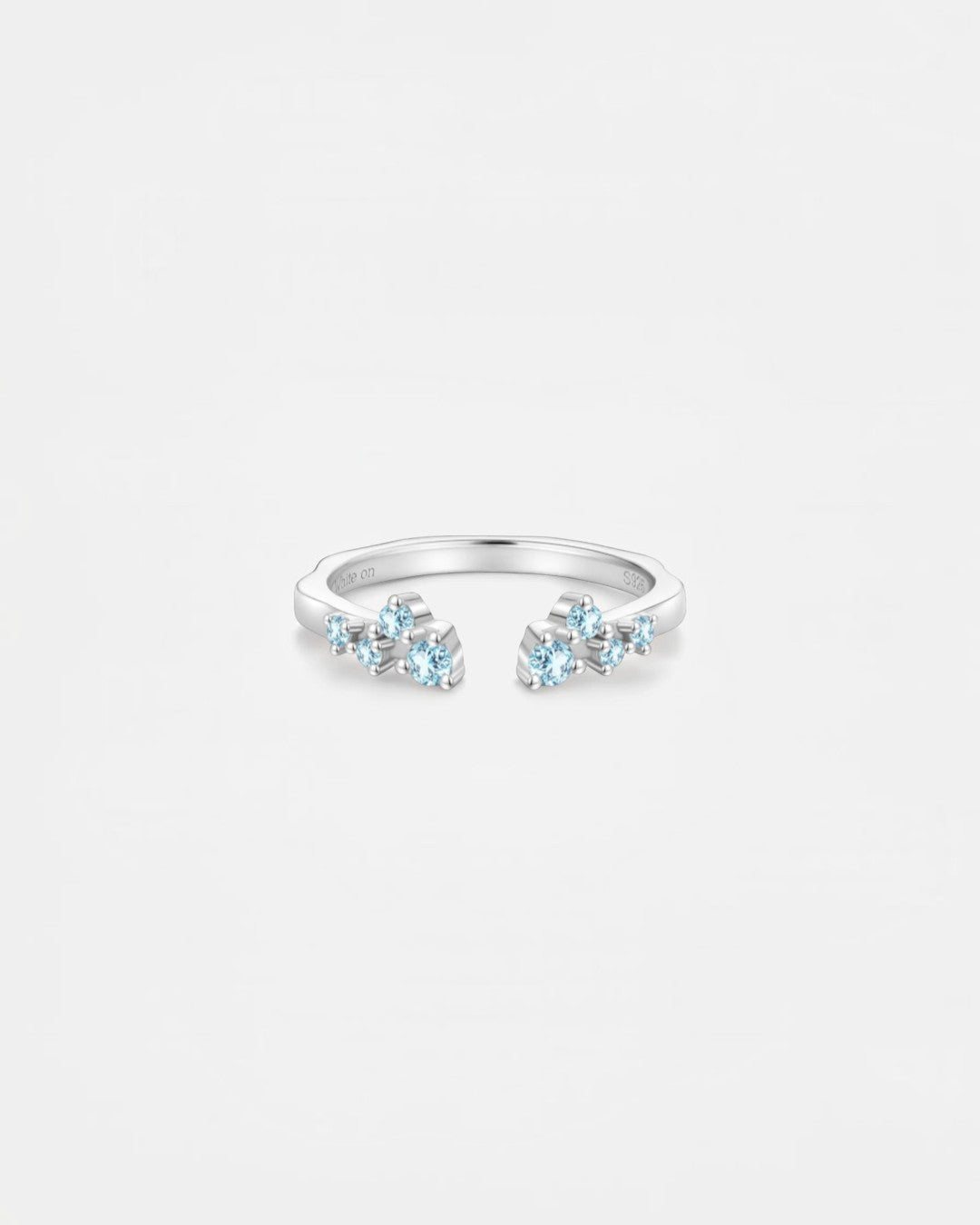 Blue Topaz Open Ring