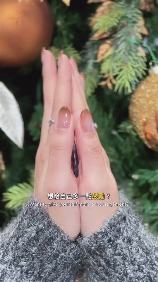 贈品 | White on 肯定語能量石套裝