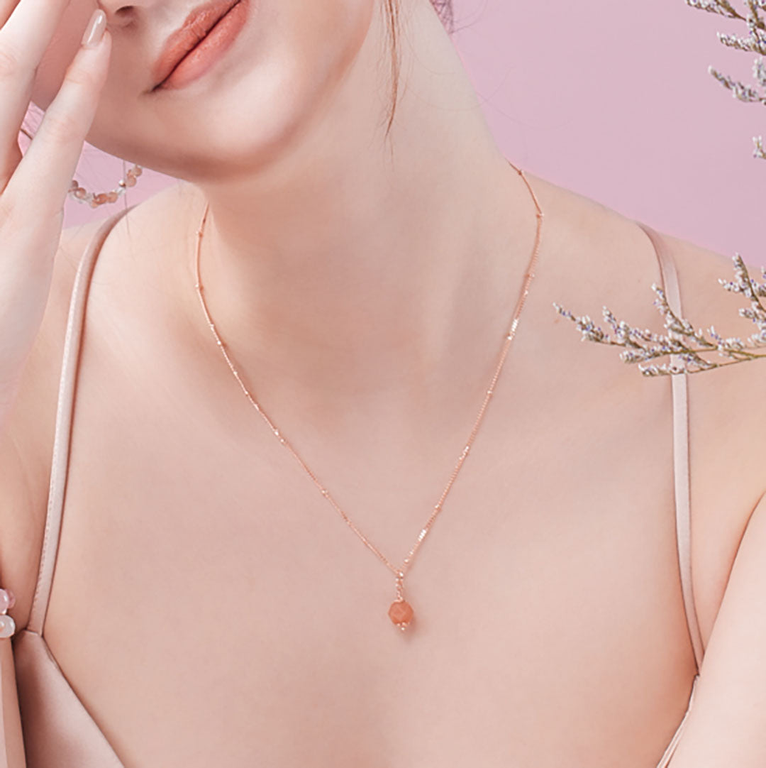Earth, Water, Fire and Wind Elements Constellation Crystal Necklace